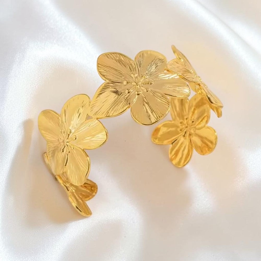 Bracelet manchette FLORA