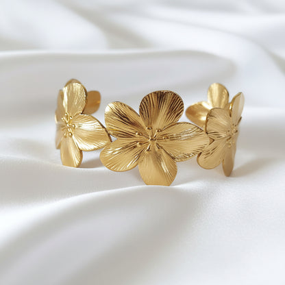 Bracelet manchette FLORA